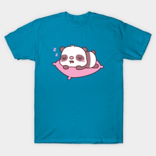 Cute Little Sleeping Panda Bear T-Shirt